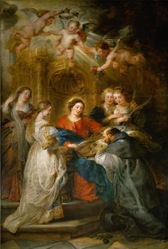 Peter Paul Rubens Ildefonso altar oil painting image